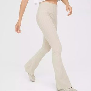 aerie groove flare legging
